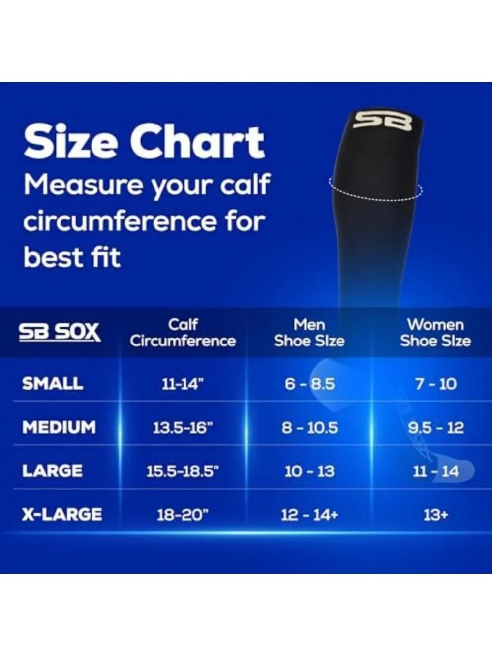 3 Pairs X-Large Compression Socks for Enhanced Circulation & Comfort